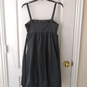 Black strappy dress